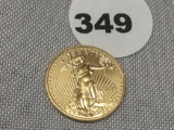 2015 (1/10th oz Gold) $5 Eagle