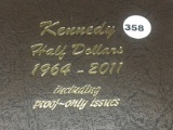 Nice Complete Set 1964-2011 Kennedy Half Dollars Including Silver Proofs