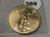 2015 (1 oz Gold) $50 Eagle, BU