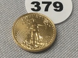 2015 (1/10th oz Gold) $5 Eagle