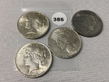 4X$ 1922 Peace Dollars