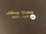 Near Complete 1883-1912 Liberty Nickels (Less 1885, 86, 1912-S)