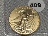 2015 (1 oz Gold) $50 Eagle, BU