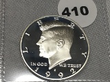 1992-S Silver Proof Kennedy Half