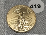 2015 (1 oz Gold) $50 Eagle, BU