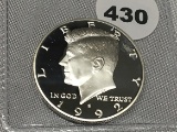 1992-S Silver Proof Kennedy Half