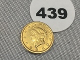 1851-O $1 Gold