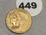 1925-D $2 1/2 Indian Gold