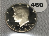 1987-S Proof Kennedy Half