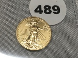 2015 (1/10th oz Gold) $5 Eagle