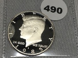1985-S Proof Kennedy Half