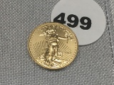 2015 (1/10th oz Gold) $5 Eagle