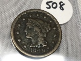 1849 Large Cent