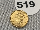 1853 $1 Gold