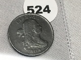 1804 Plain, Stemless Half Cent