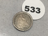 1856 Seated Half Dime