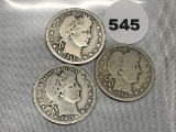 1911, 11-D, 11-S Barber Quarters