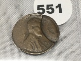 1919-D Double Strike (Reversed 2nd Strike) Mint Error Lincoln Cent