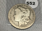 1890-CC Morgan Dollar