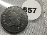 1809 Classic Head Half Cent