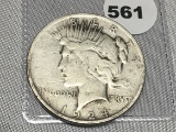 1924 Peace Dollar