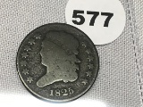 1825 Liberty Head Half Cent