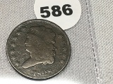 1828 Classic Head (12 Stars) Half Cent
