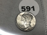 1944 Mercury Dime