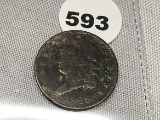 1828 Liberty Head (13 Stars) Half Cent