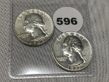 1962, 63-D Washington Quarters