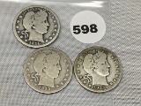 1915, 15-D, 15-S Barber Quarters