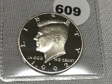 1992-S Proof Kennedy Half