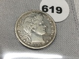 1916-D Barber Quarter
