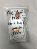 (20) Proof 1970's (Mix Date) Lincoln Cents