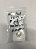 (15) Proof 1970's (Mix Date) Washington Quarters