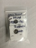 (20) Proof 1980's-90's (Mix Date) Roosevelt Dimes