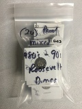 (20) Proof 1980's-90's (Mix Date) Roosevelt Dimes