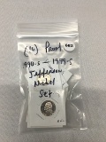 (10) Proof 1990-S- 1999-S Jefferson Nicel Set