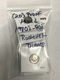 (20) Proof 1980's-90's (Mix Date) Roosevelt Dimes