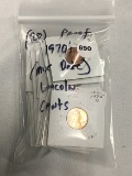 (20) Proof 1970's (Mix Date) Lincoln Cents