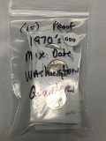 (15) Proof 1970's (Mix Date) Washington Quarters
