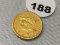 1851-O $2 1/2 Liberty Gold