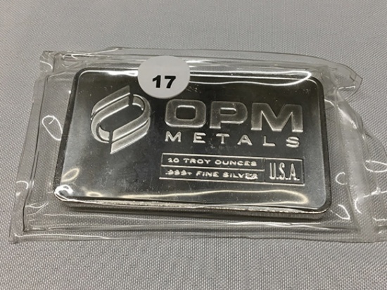 10 Troy Ounces .999 Fine Silver