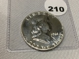 1961 Franklin Half, Proof