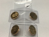 2000-S, 01-S, 03-S, 04-S Proof Sacagawea Dollars