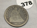 1877-S Seated Quarter