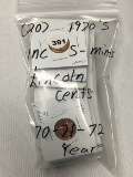 (20) 1970's UNC Lincoln Cents