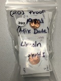 (20) Proof 1980's  (Mix Date) Lincoln Cents