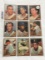 Lot of (9) 1962 Topps Cards #122, 411, 359, 161, 32, 173, 438, 418, 327