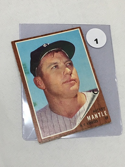 1962 Topps 200, Mickey Mantle